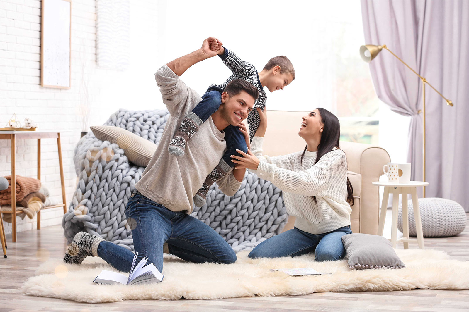 Family spending time together
